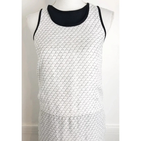 Armani Exchange • Black White Pattern Dress - Picture 2 of 5
